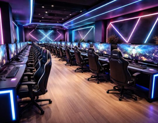 Aménager une arena gaming à Valenciennes avec fauteuils DXRacer, écrans Samsung et LED